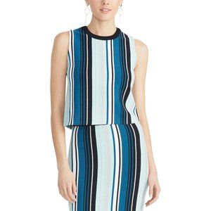 NWT Rachel Rachel Roy Metallic Striped Tank - L